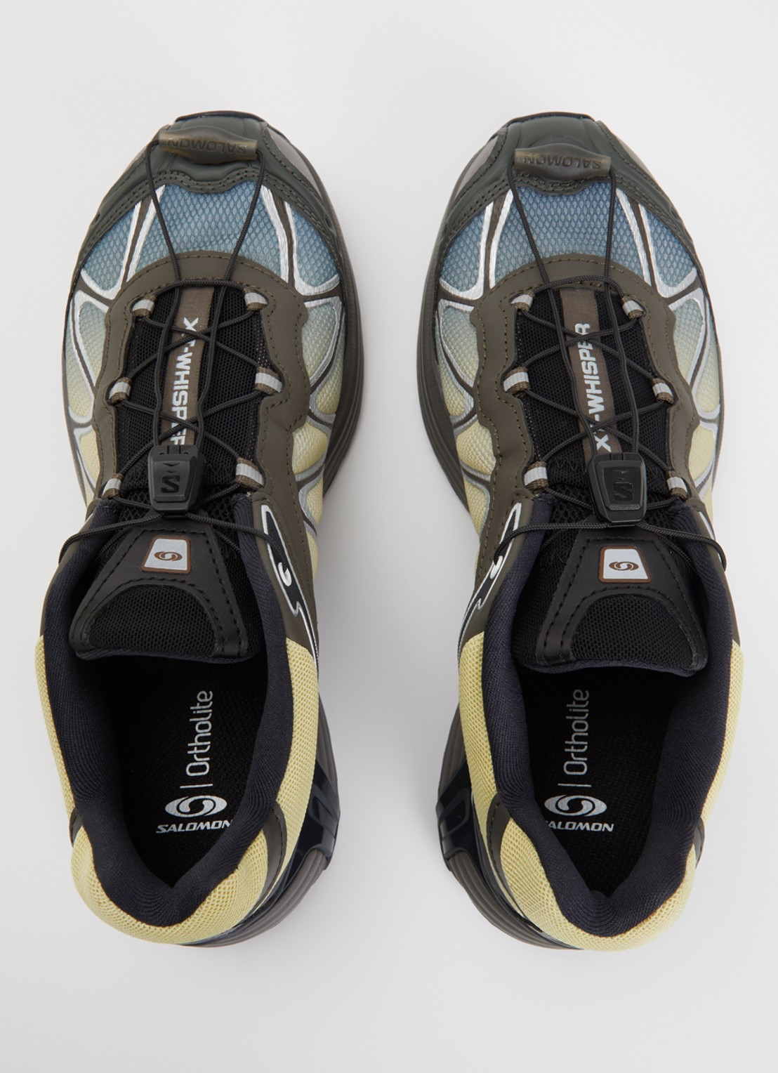 Salomon XT-Whisper sneaker met mesh details - detail 4 zwart