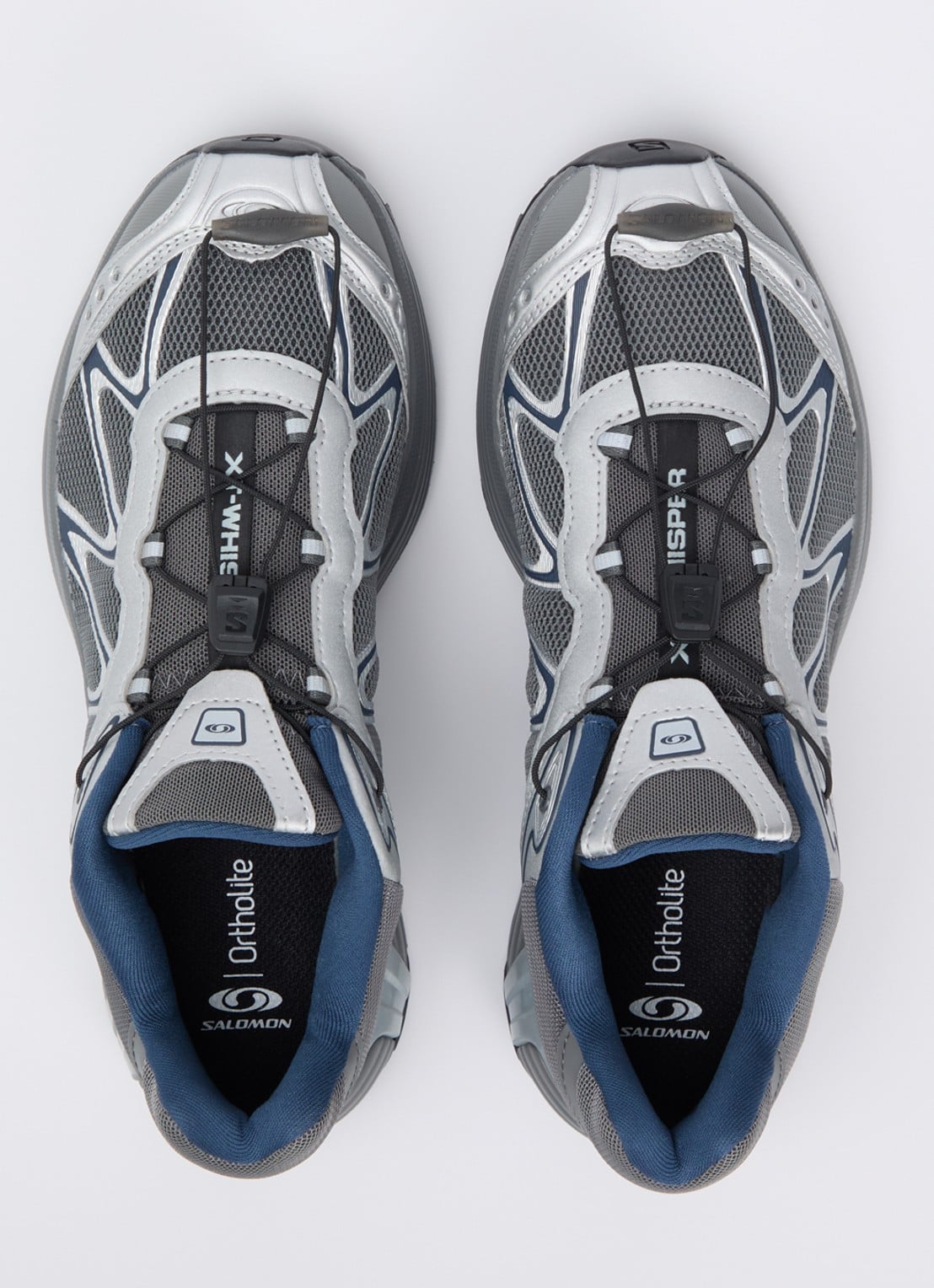 Salomon XT-Whisper sneaker met mesh details - detail 3 grijs
