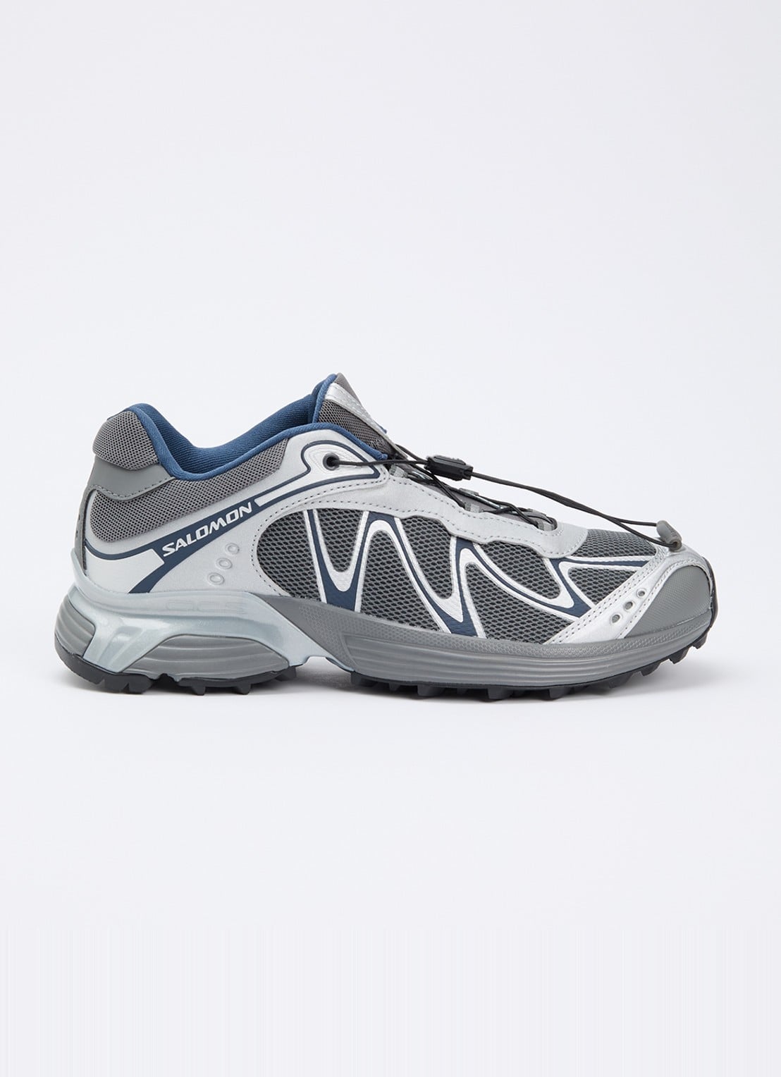 Salomon XT-Whisper sneaker met mesh details - voorkant 5 grijs