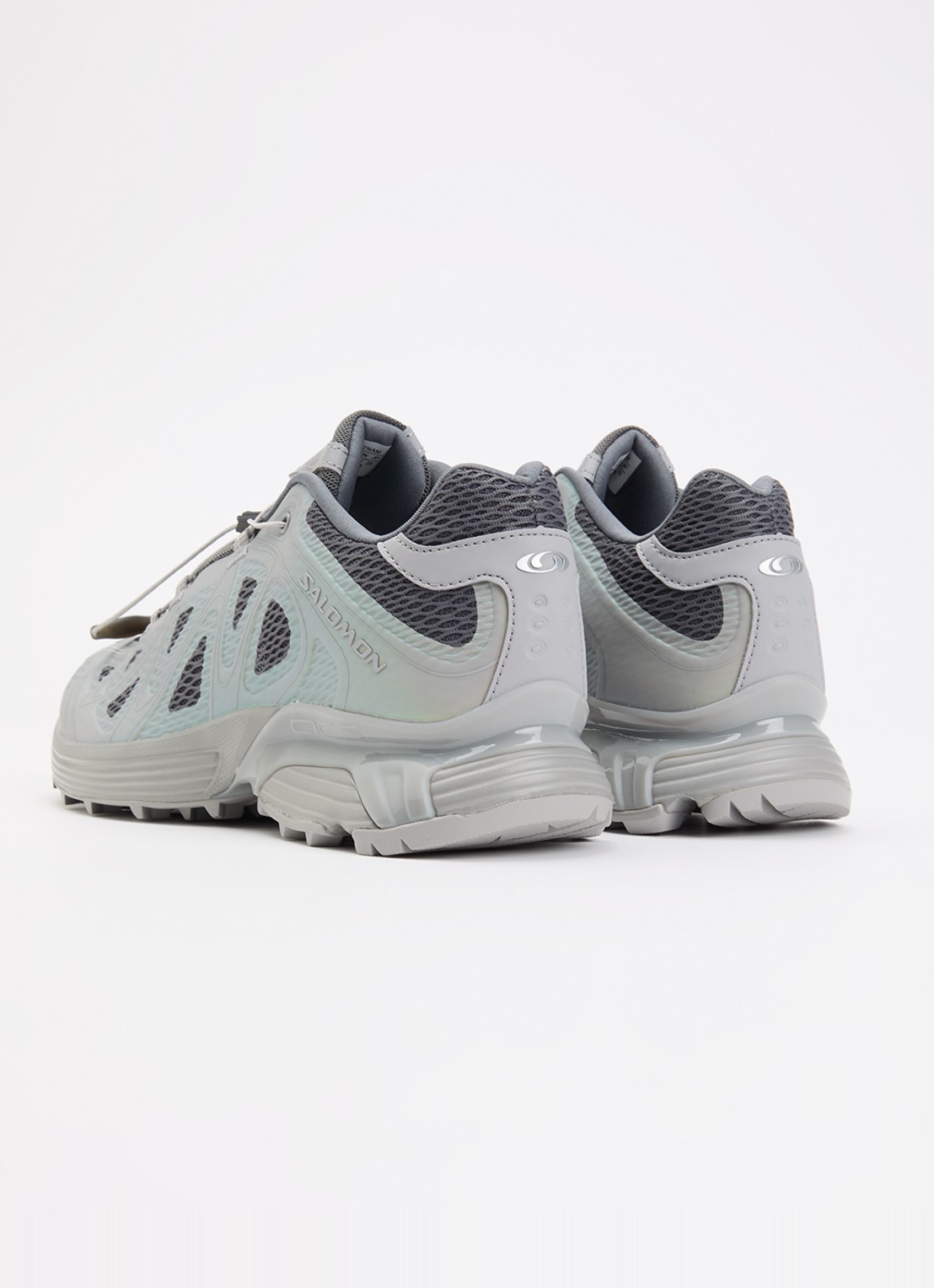 Salomon XT-Whisper sneaker met mesh details - achterkant 5 grijs