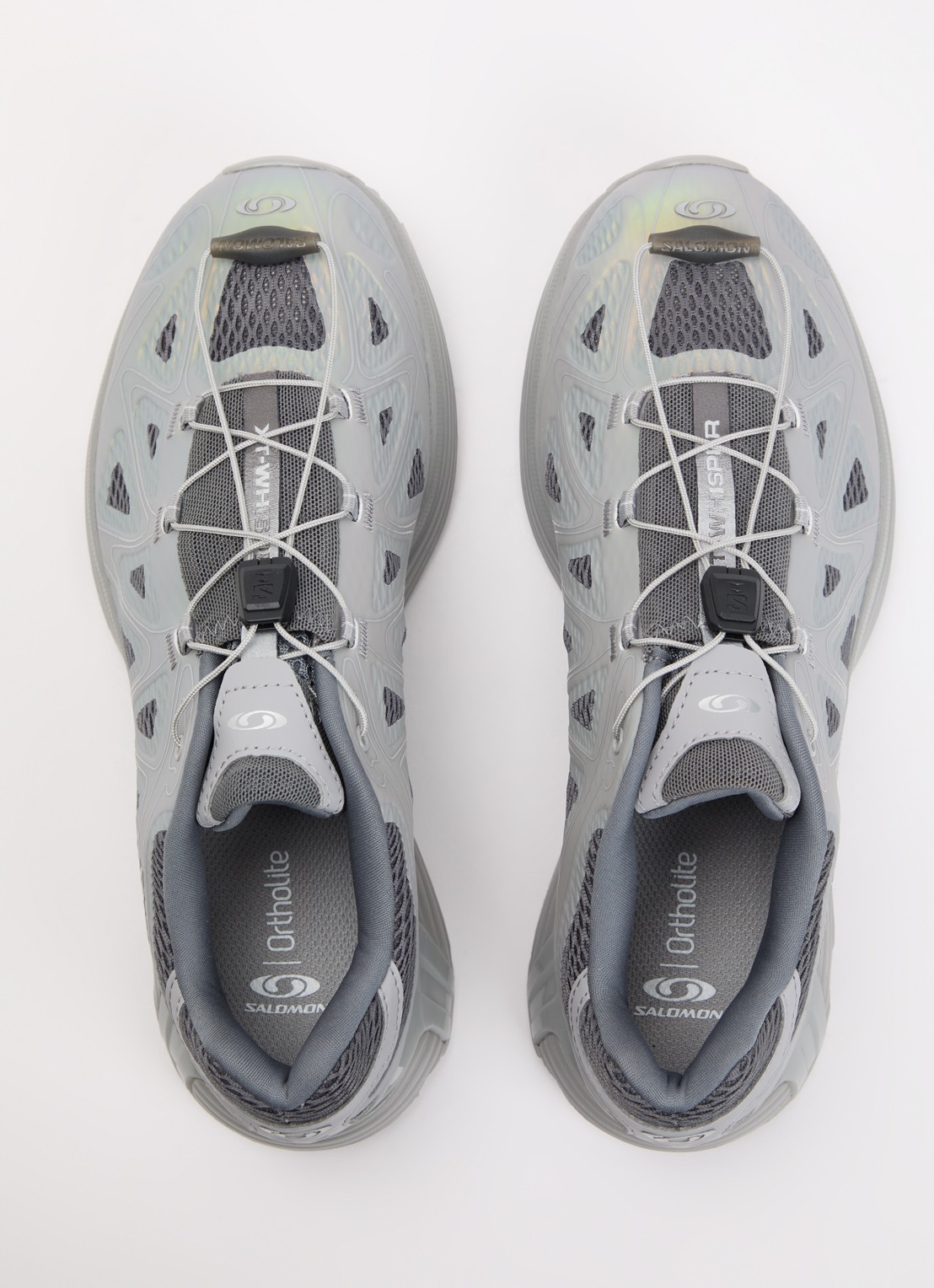 Salomon XT-Whisper sneaker met mesh details - detail 2 grijs
