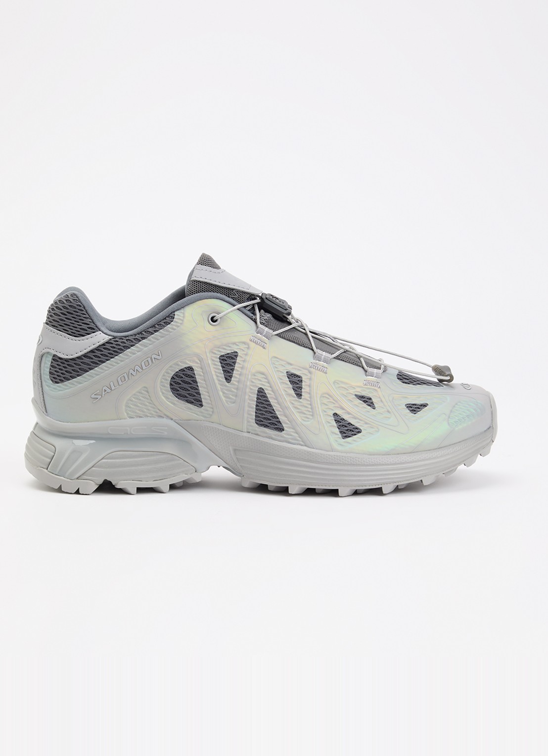 Salomon XT-Whisper sneaker met mesh details - voorkant 4 grijs