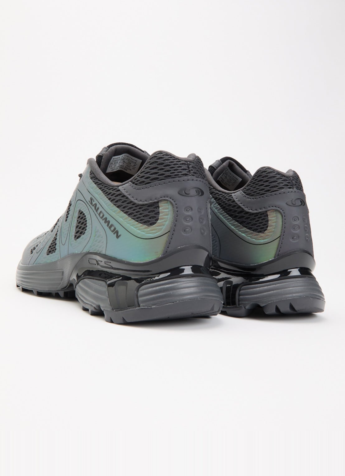 Salomon XT-Whisper sneaker met mesh details - achterkant 2 antraciet