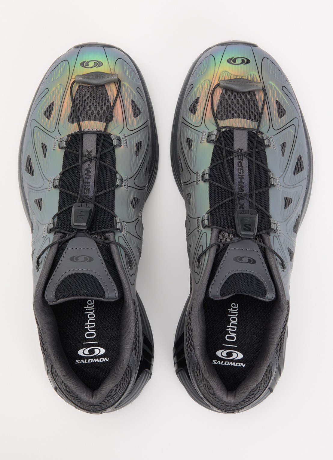 Salomon XT-Whisper sneaker met mesh details - detail 4 antraciet