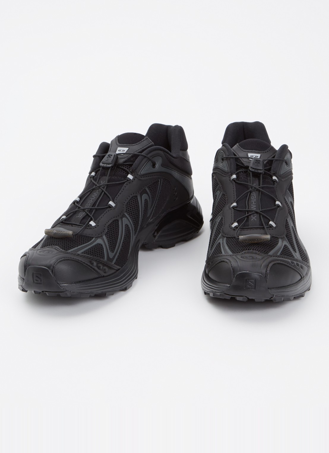 Salomon XT-Whisper sneaker met mesh details - detail 2 zwart