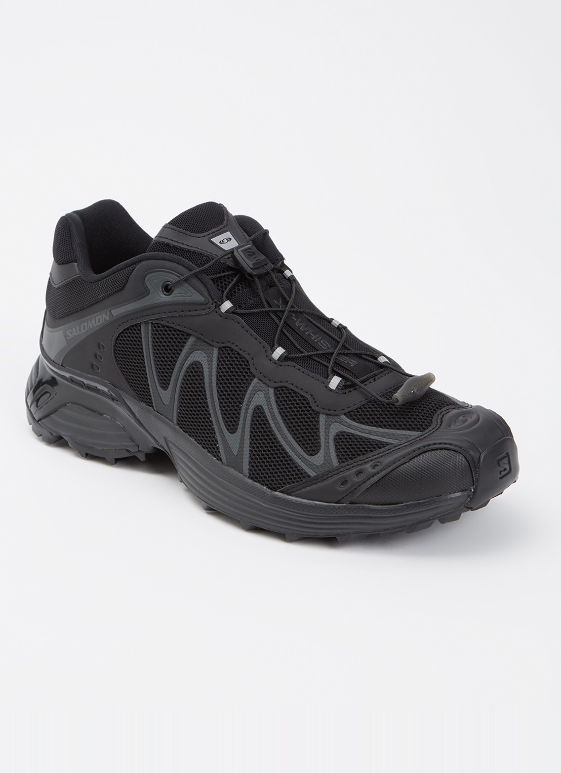 Salomon XT-Whisper sneaker met mesh details - voorkant zwart