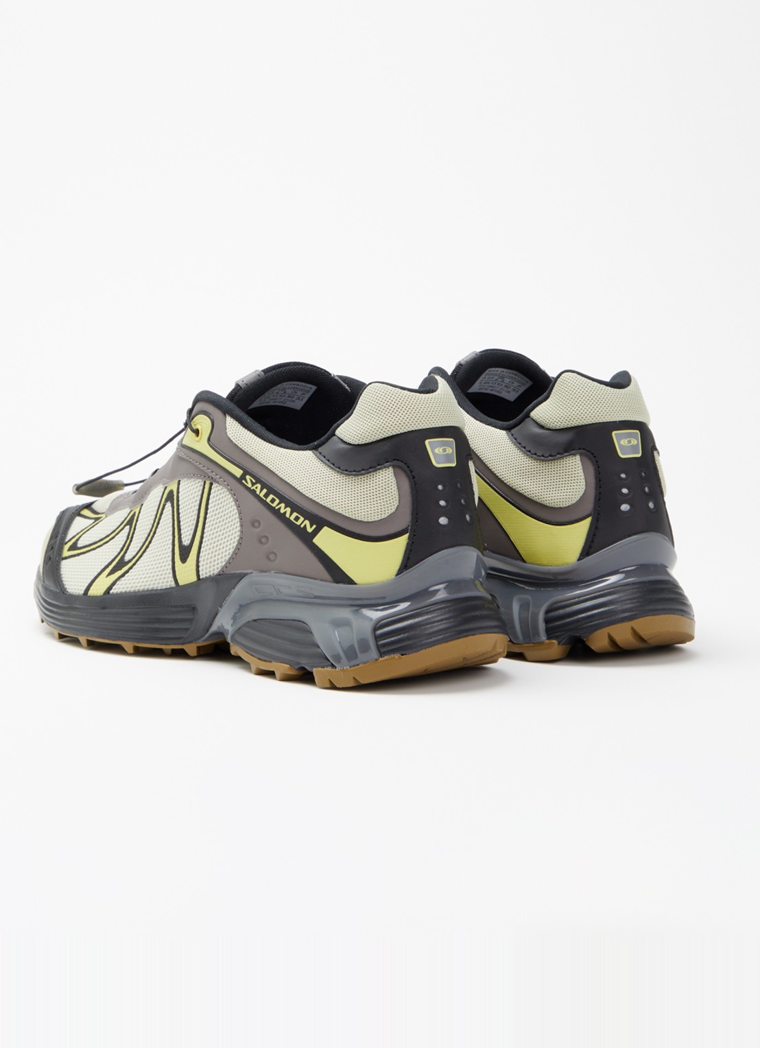 Salomon XT-Whisper sneaker met mesh details - achterkant 4 lichtgroen