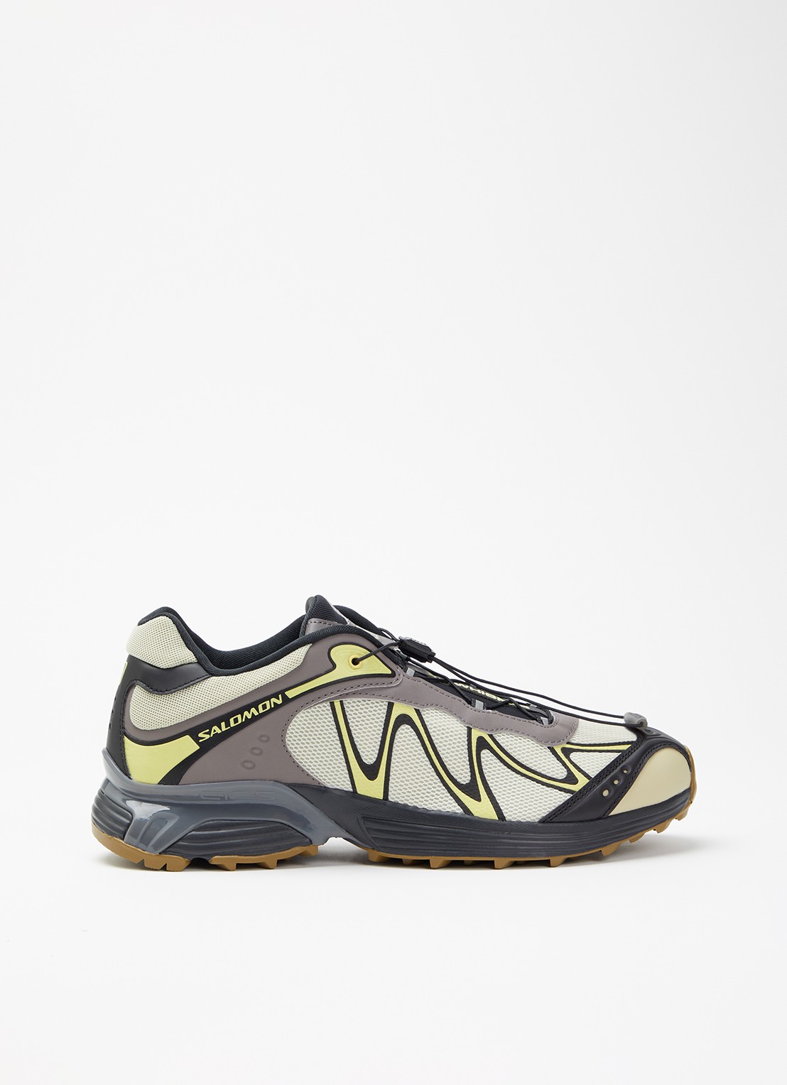 Salomon XT-Whisper sneaker met mesh details - voorkant 5 lichtgroen