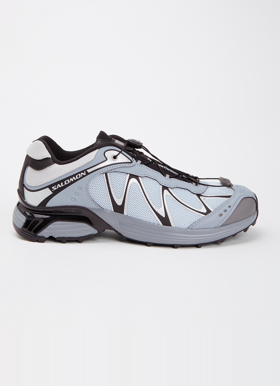 Salomon XT-Whisper sneaker van mesh met metallic details - voorkant lichtblauw