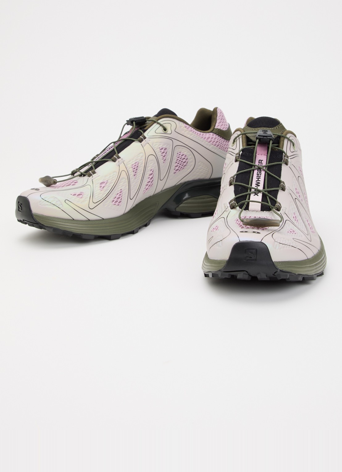 Salomon XT-Whisper Void sneaker met mesh details - detail lila
