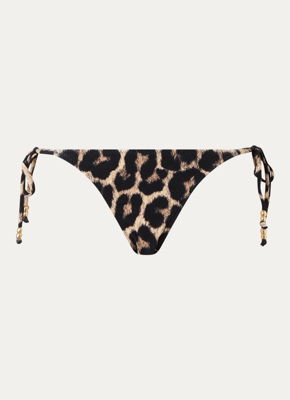 Sam Friday Brava tanga bikinislip met panterprint - voorkant multicolor