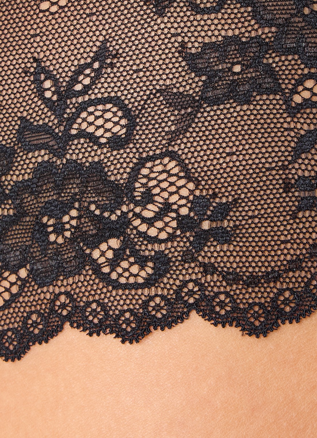 Sam Friday Celine hipster van kant - detail 2 zwart