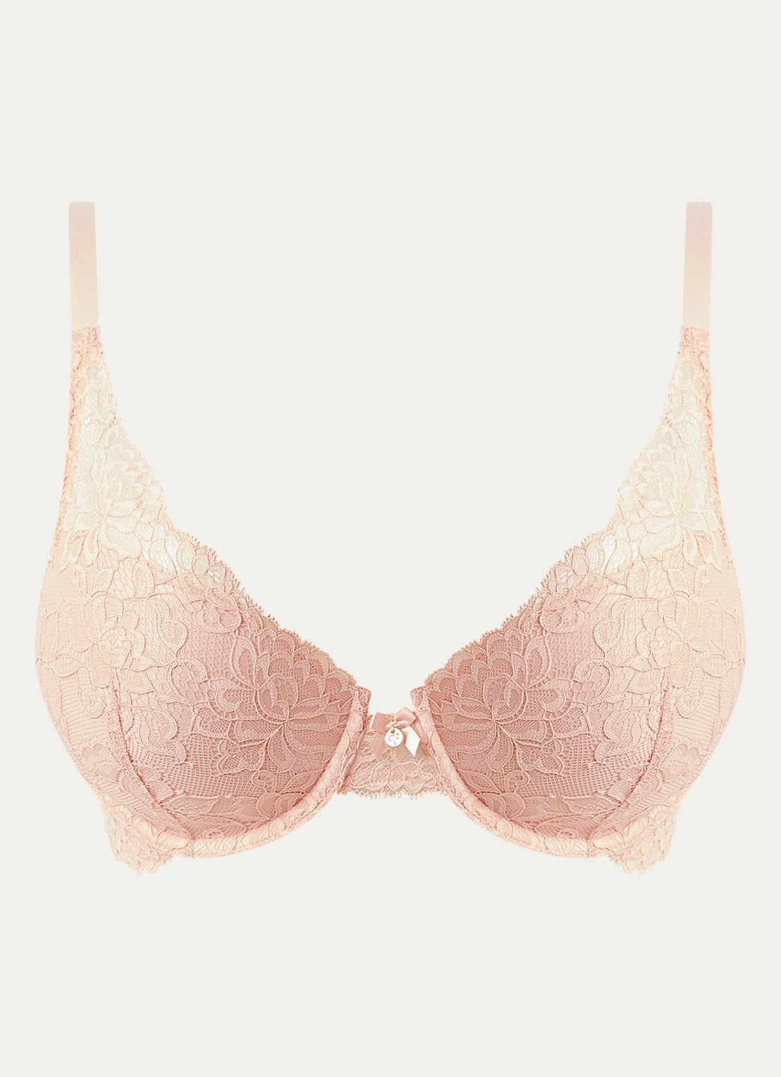 Sam Friday Demi push up bh met uitneembare vulling - voorkant 4 zalmroze