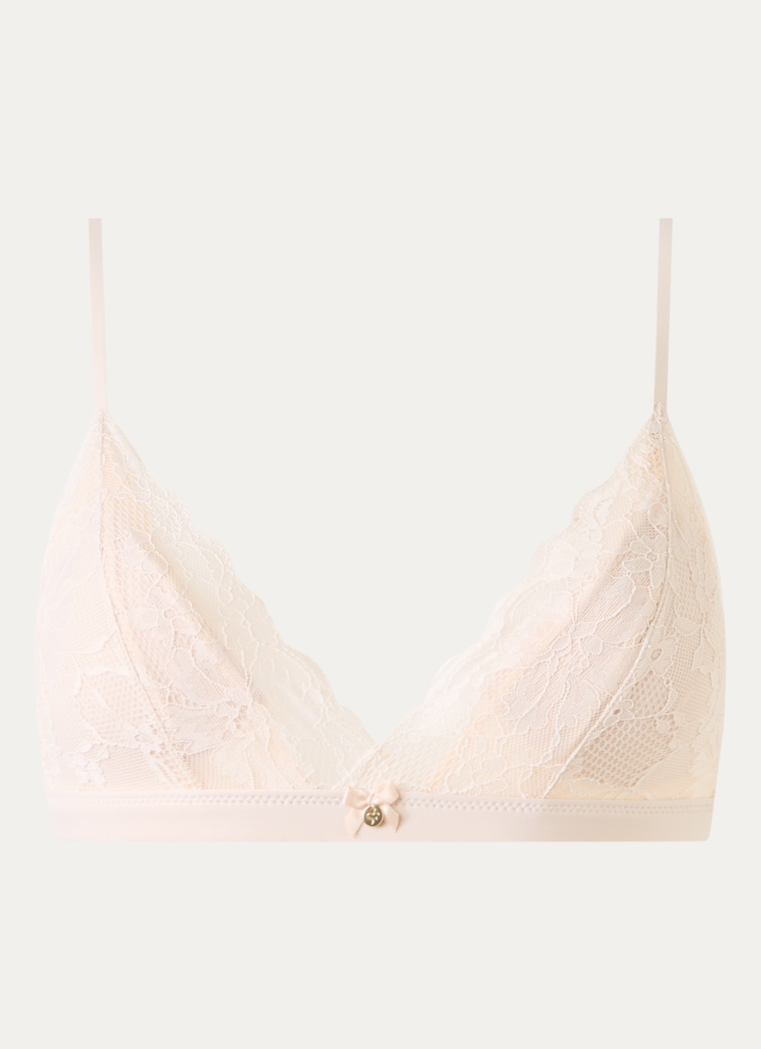 Sam Friday Isa bralette van kant - voorkant creme