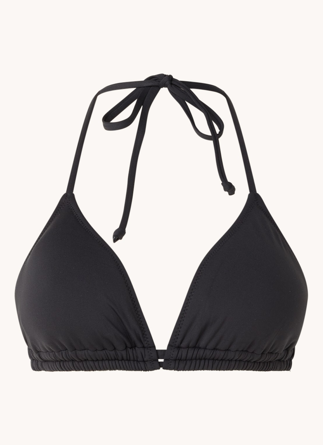 Sam Friday Jessie voorgevormde triangel bikinitop met uitneembare vulling - voorkant zwart