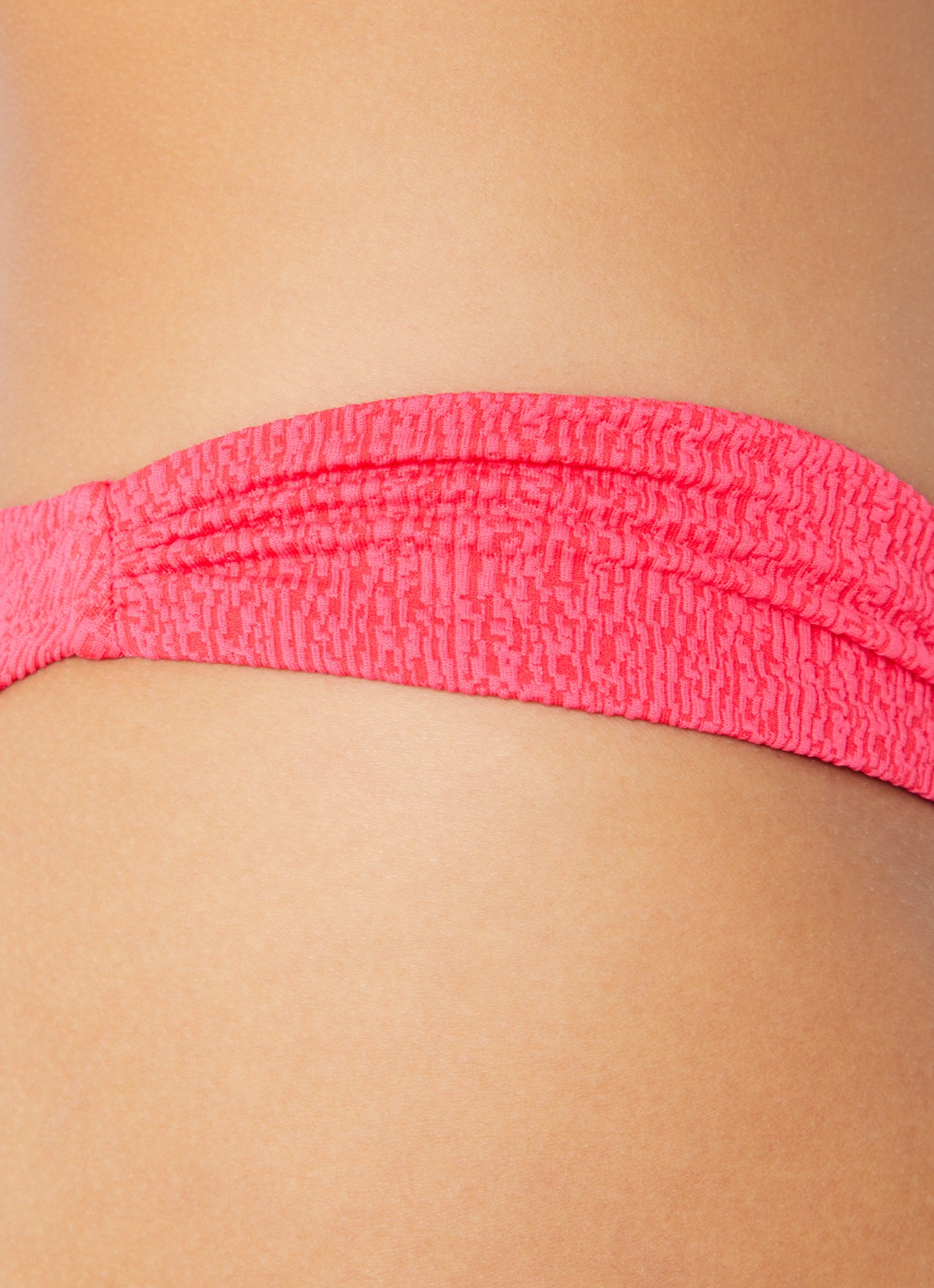 Sam Friday Kai bikinislip met plooidetail - detail 2 neonroze