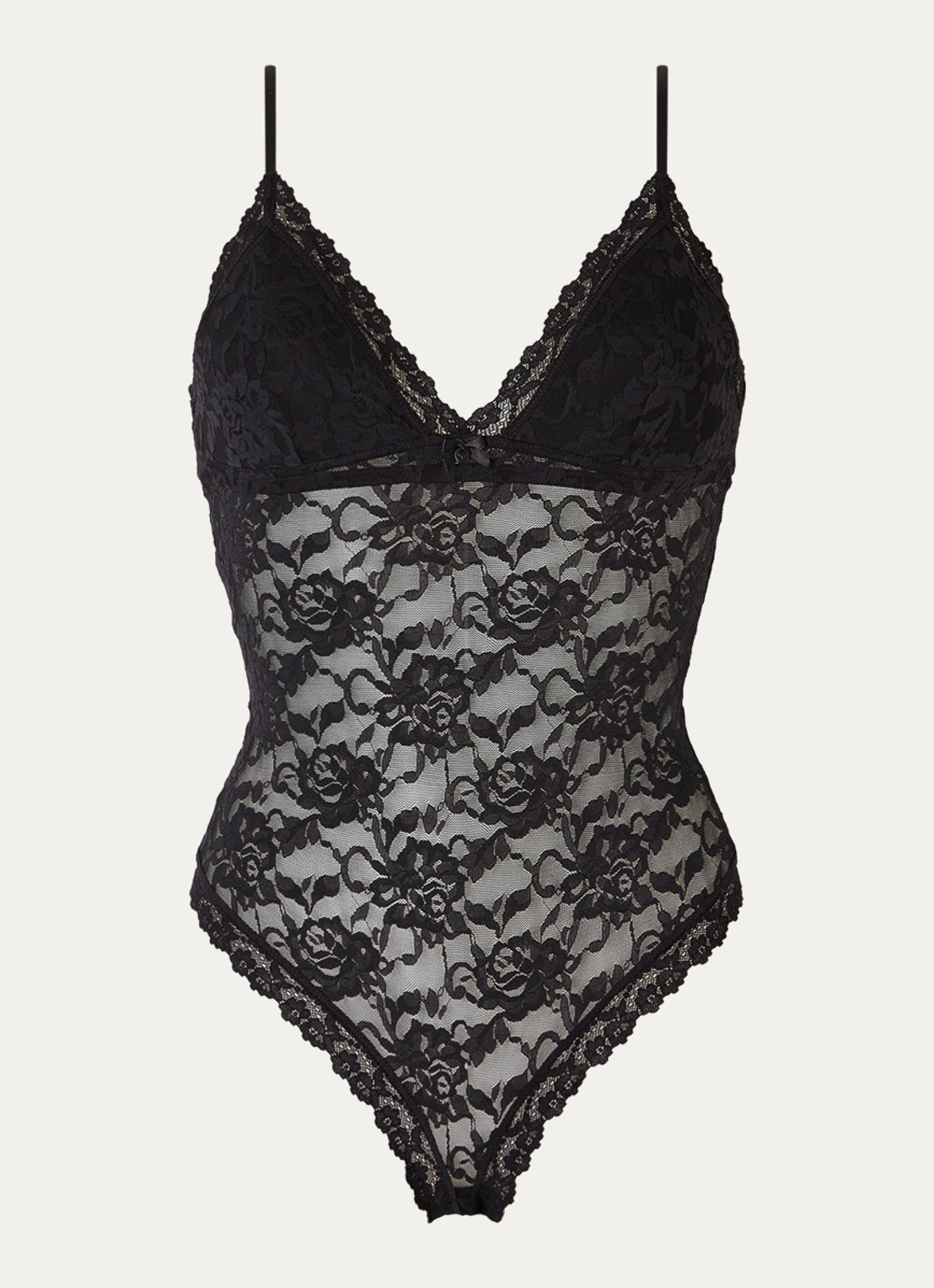 Sam Friday Lacey body van kant - voorkant 2 zwart