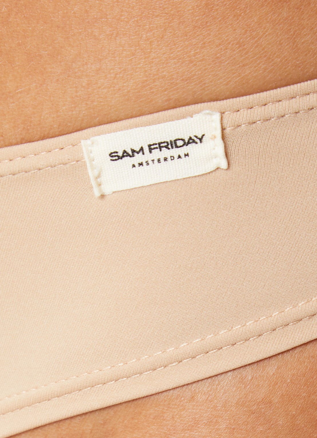 Sam Friday Liv hipster met logo - detail 2 beige