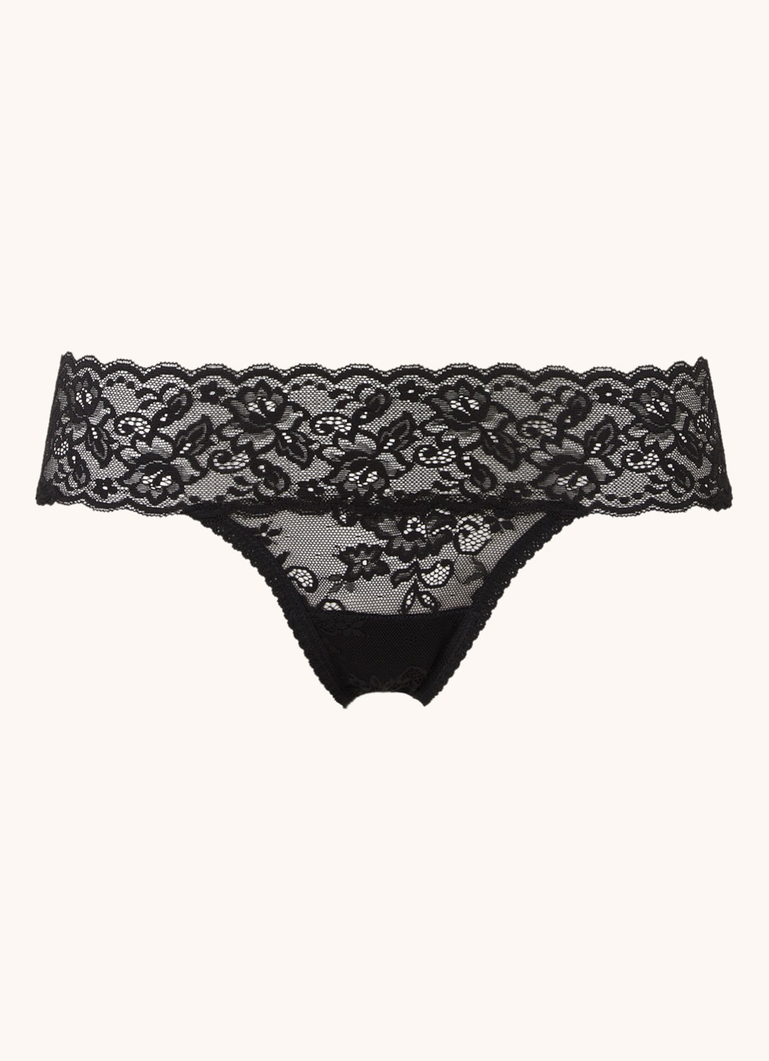 Sam Friday Pam slip van kant - voorkant zwart