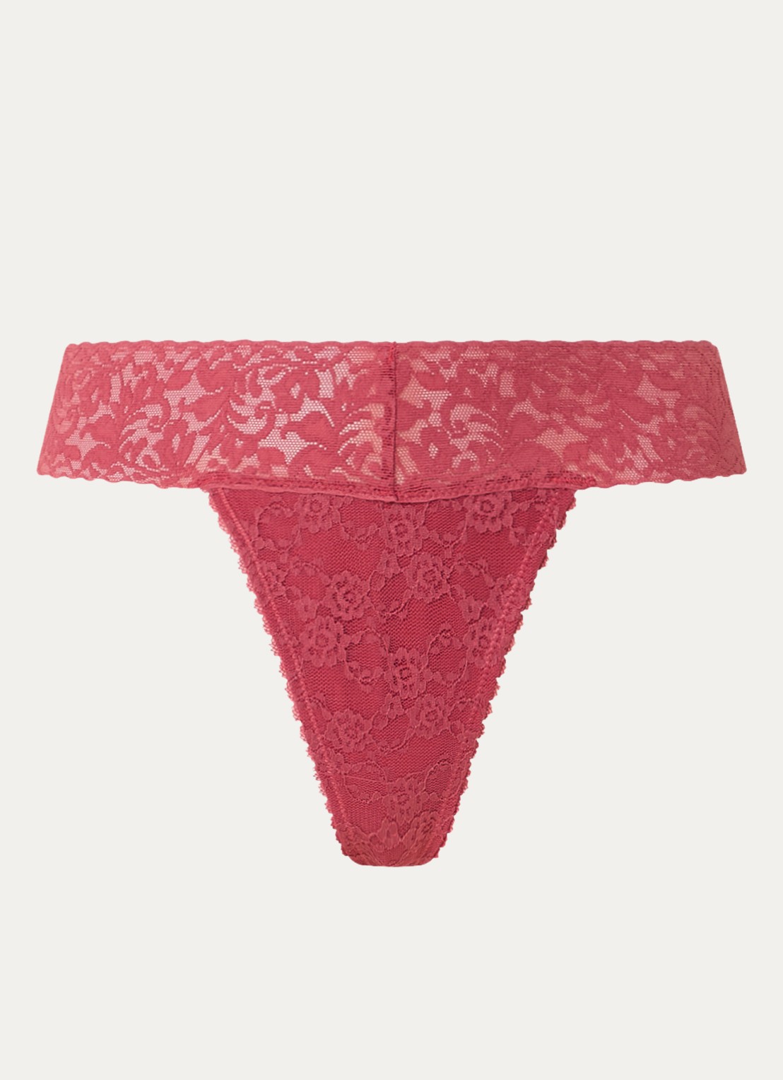 Sam Friday Pam string van kant - voorkant cranberryrood