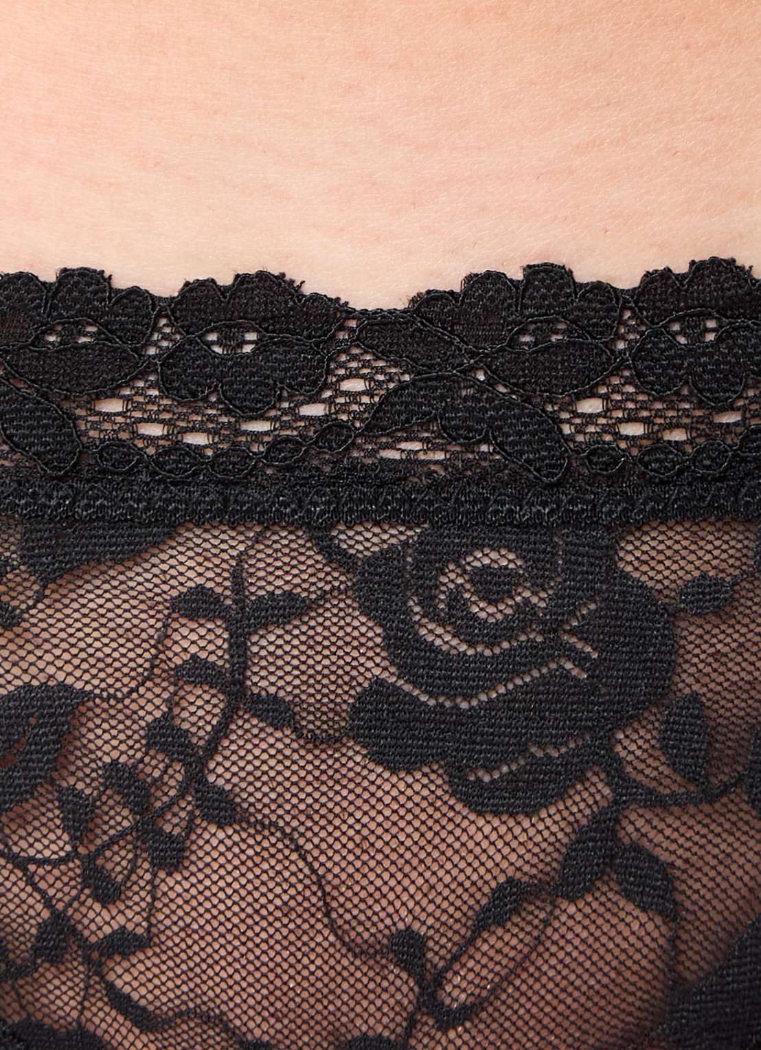 Sam Friday Pam tanga van kant - detail 5 zwart