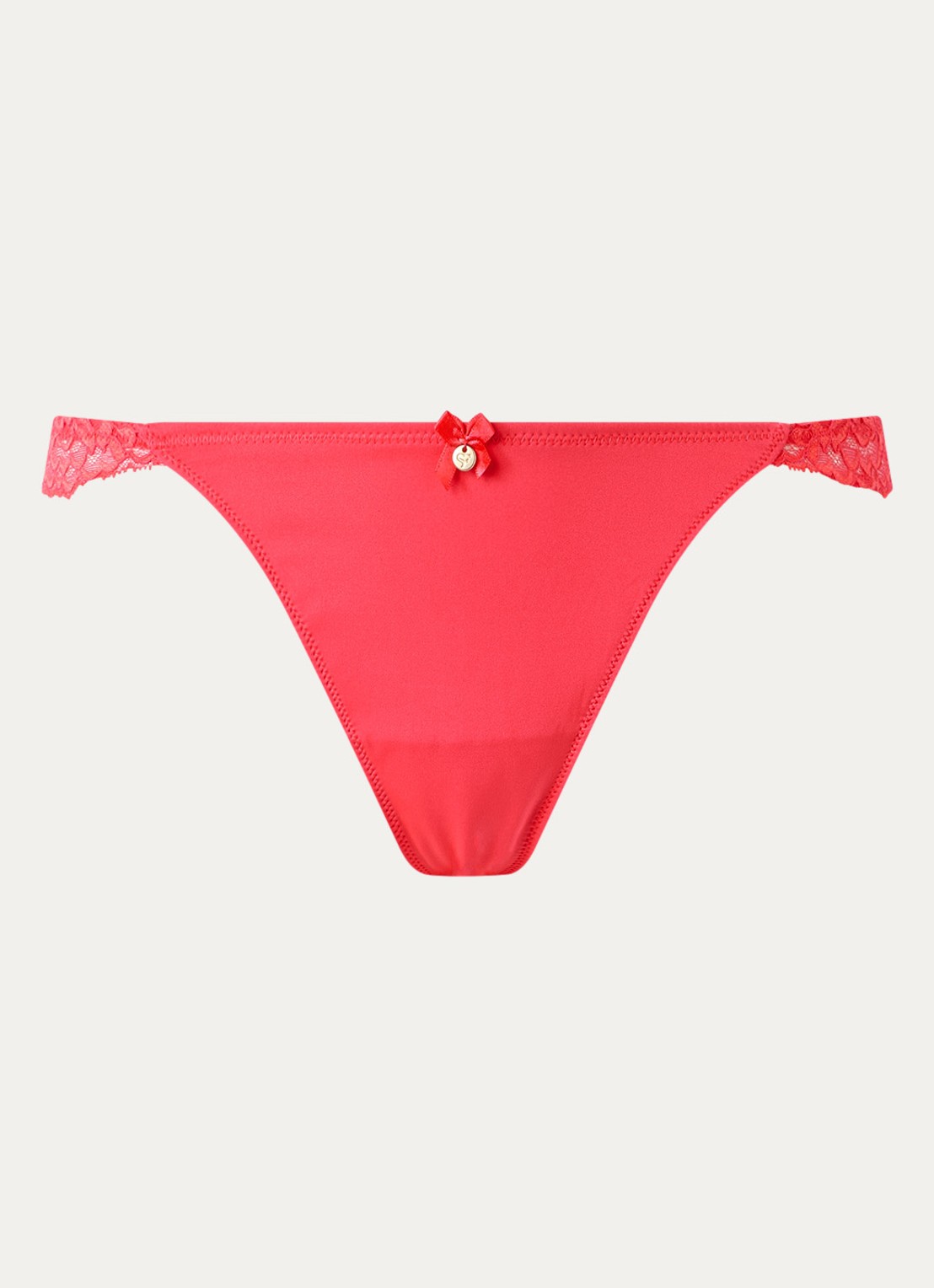 Sam Friday Tia string van kant - voorkant 4 rood