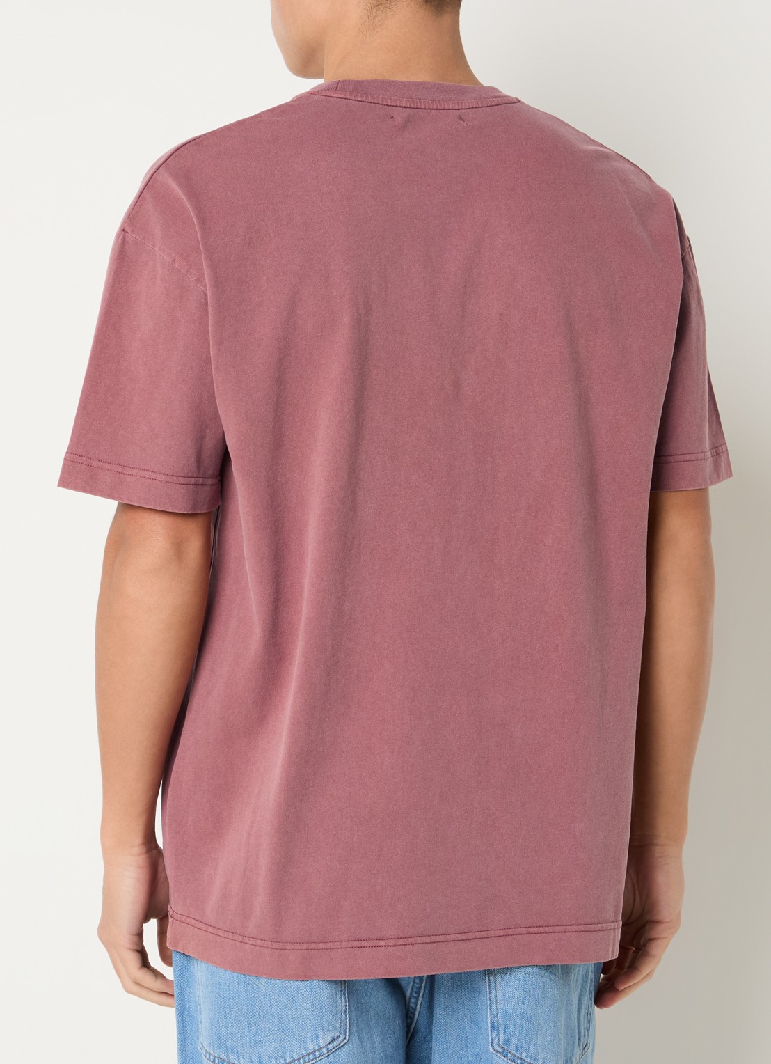 SAMSØE SAMSØE Joel T-shirt met logo - achterkant 2 oudroze