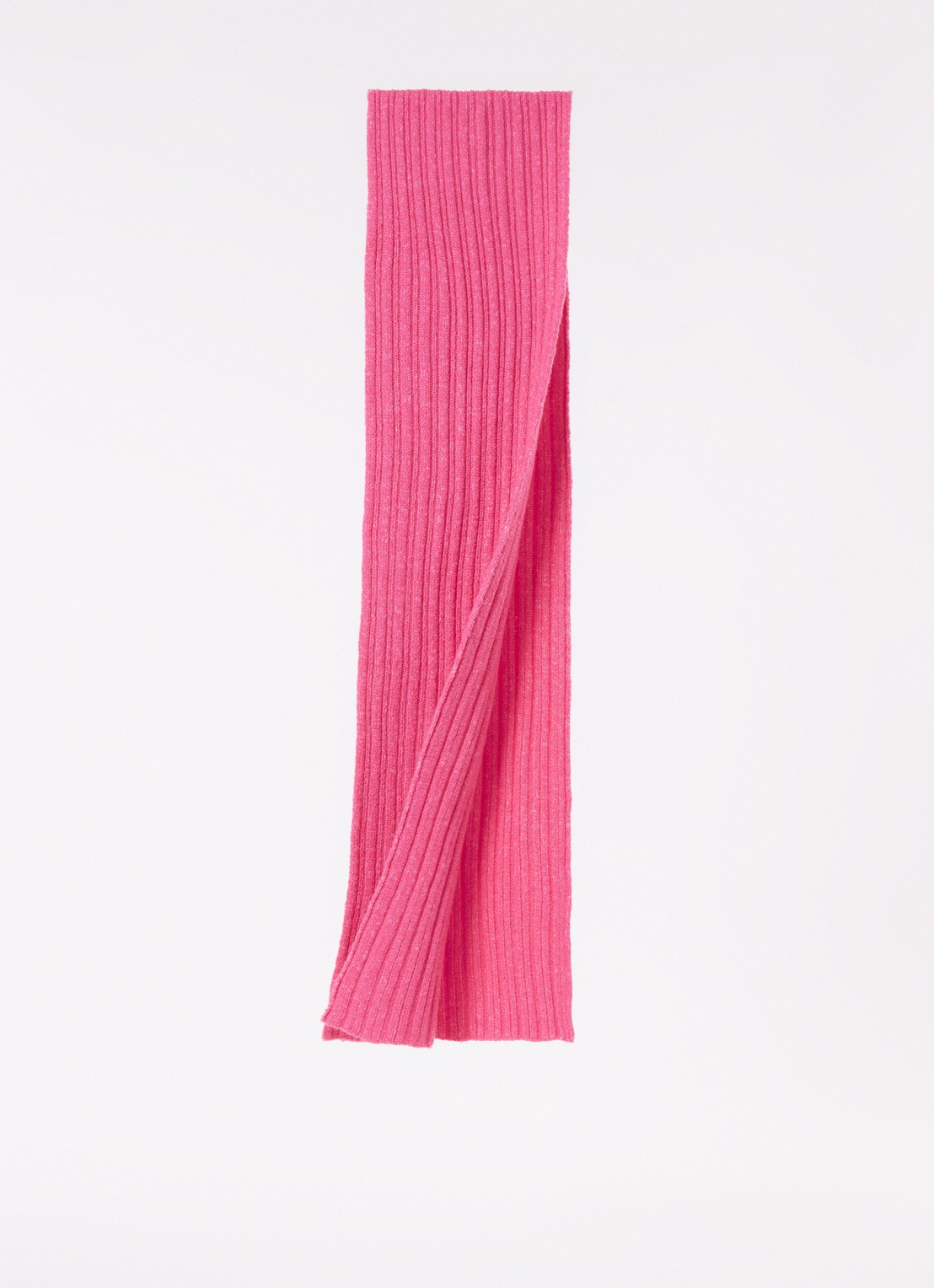 SAMSØE SAMSØE Rossi sjaal in wolblend 180 x 25  - voorkant 2 roze