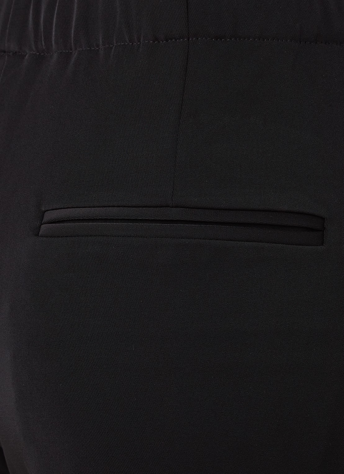 SAMSØE SAMSØE Hoys high waist straight fit trackpants van  polyester - detail 5 zwart