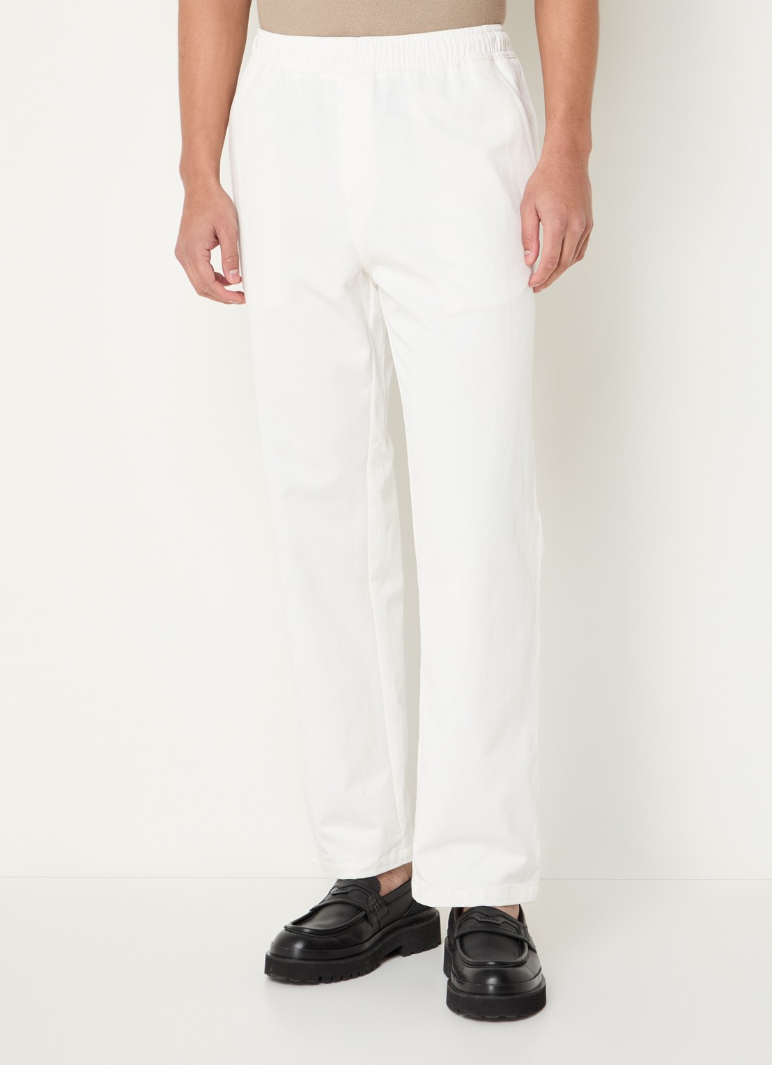 SAMSØE SAMSØE Jabari straight fit pantalon  - detail 2 gebroken wit