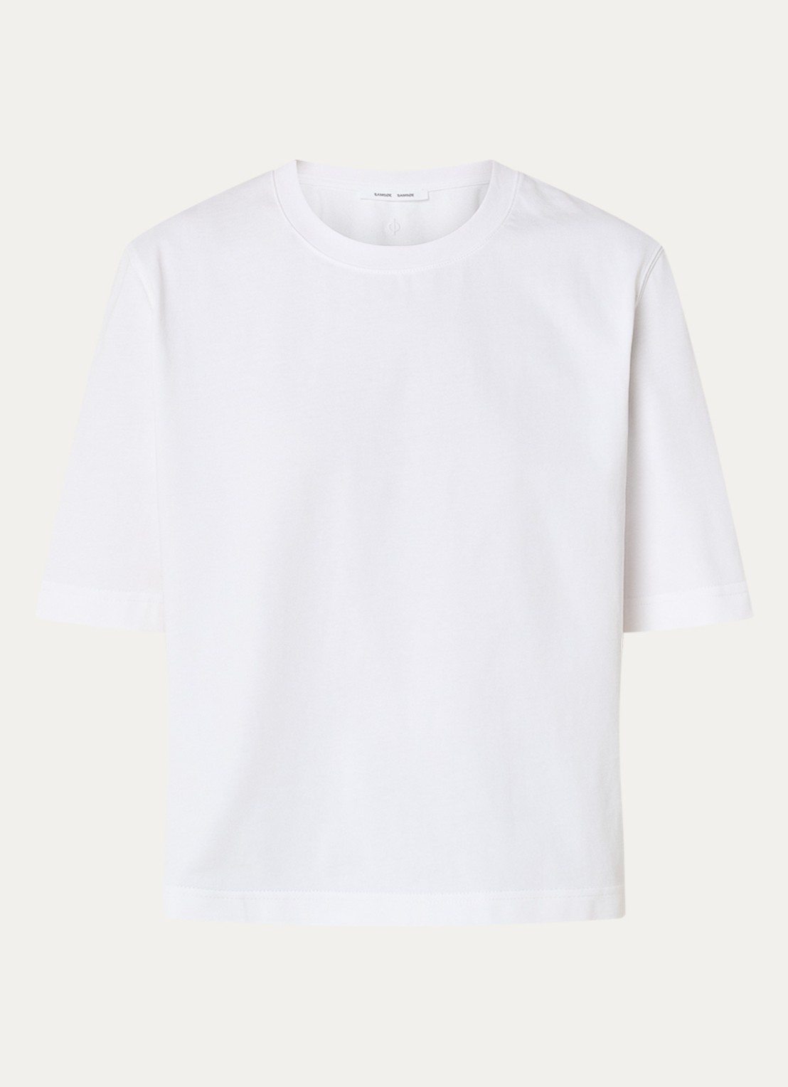 SAMSØE SAMSØE Saabby T-shirt  - voorkant wit