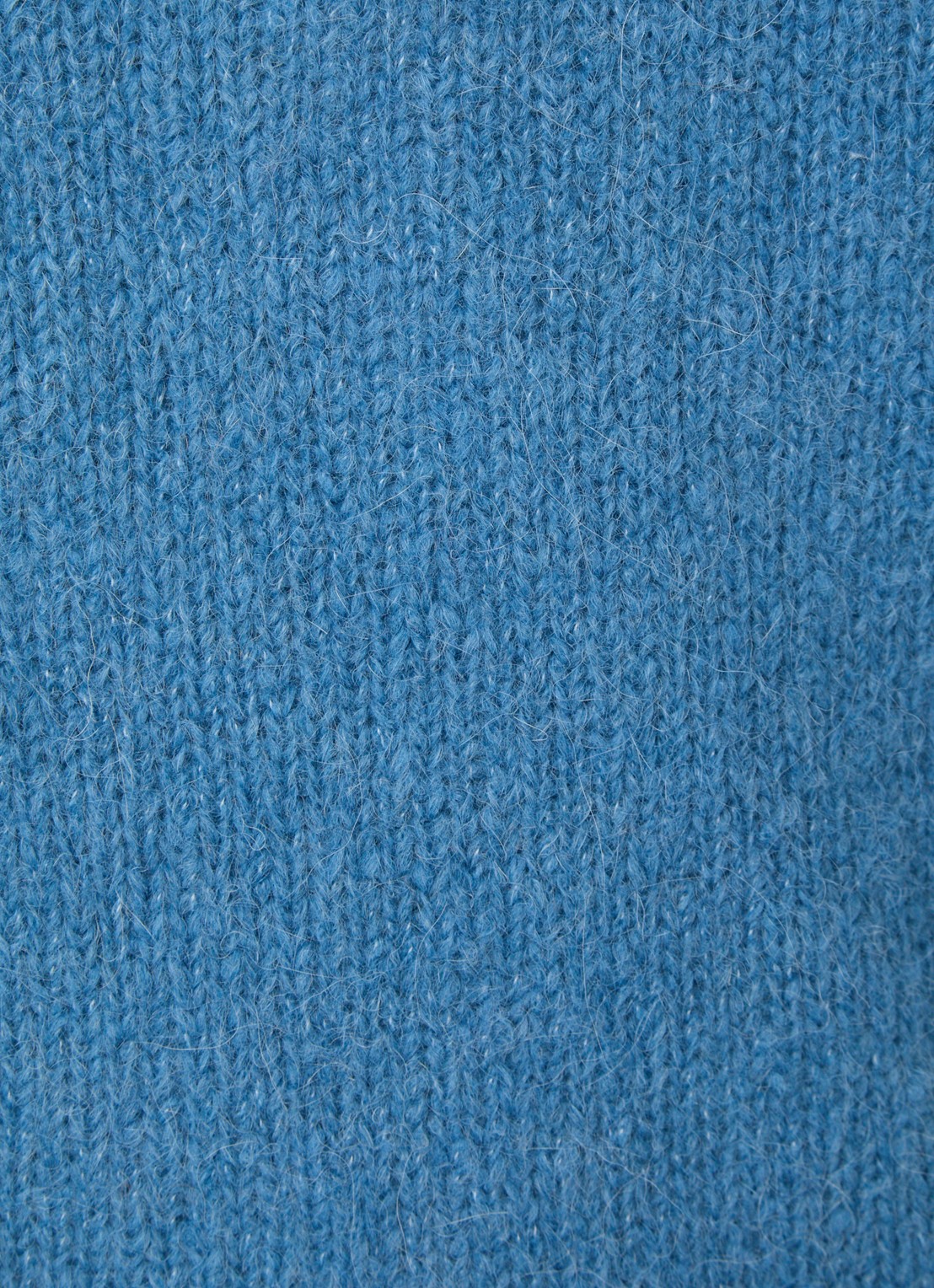 SAMSØE SAMSØE Saarin grofgebreid vest in alpaca wolblend - detail 5 staalblauw