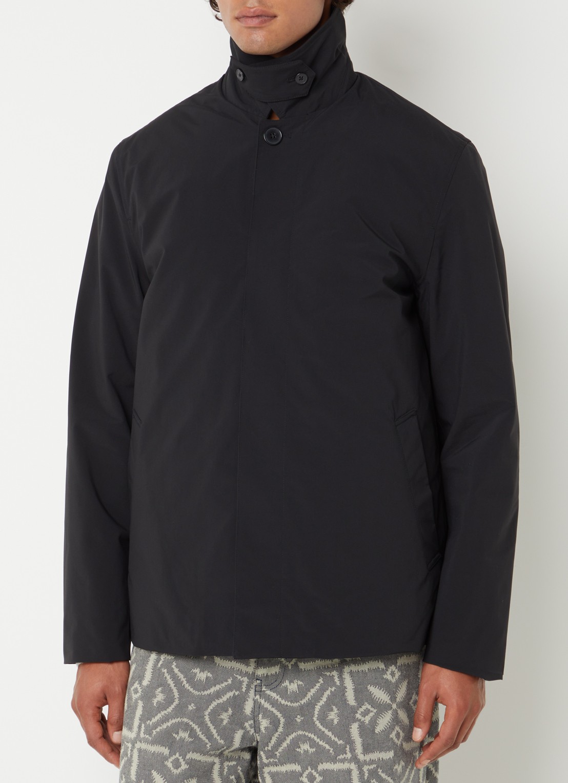 SAMSØE SAMSØE Sabo softshell jack met uitneembare binnenjas - detail zwart