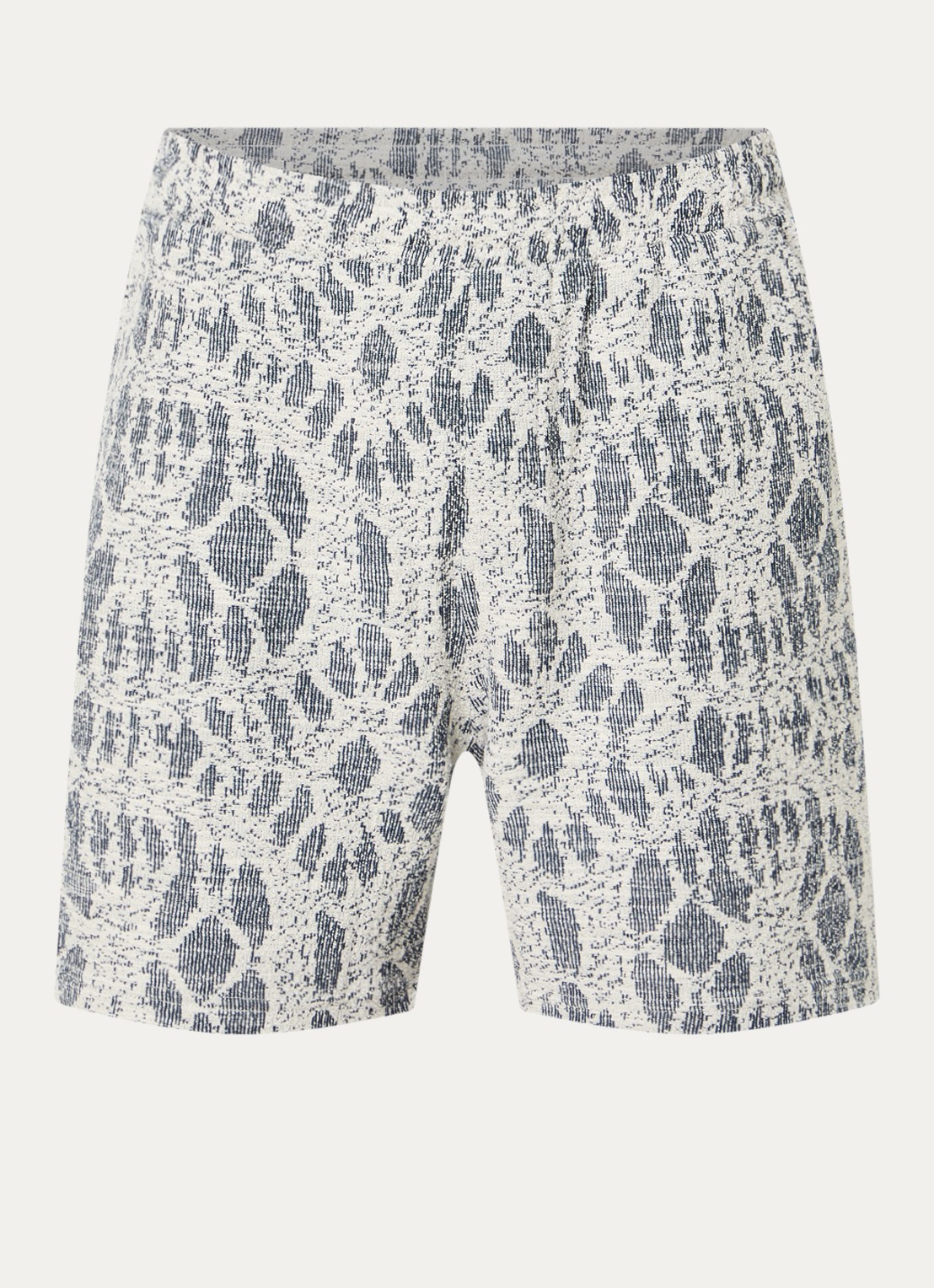 SAMSØE SAMSØE Sajabari straight fit korte broek met steekzakken - voorkant indigo