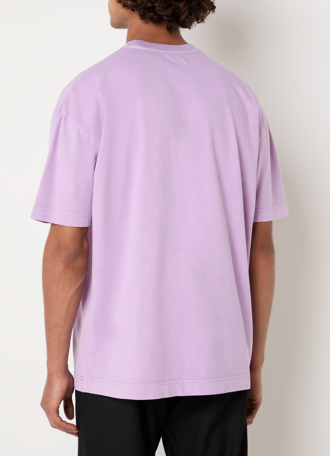 SAMSØE SAMSØE Sajoel T-shirt met logo - achterkant lila