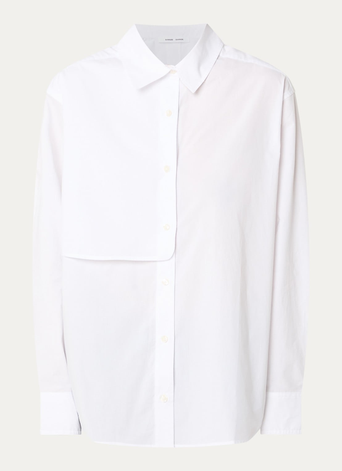 SAMSØE SAMSØE Salovani blouse - voorkant wit
