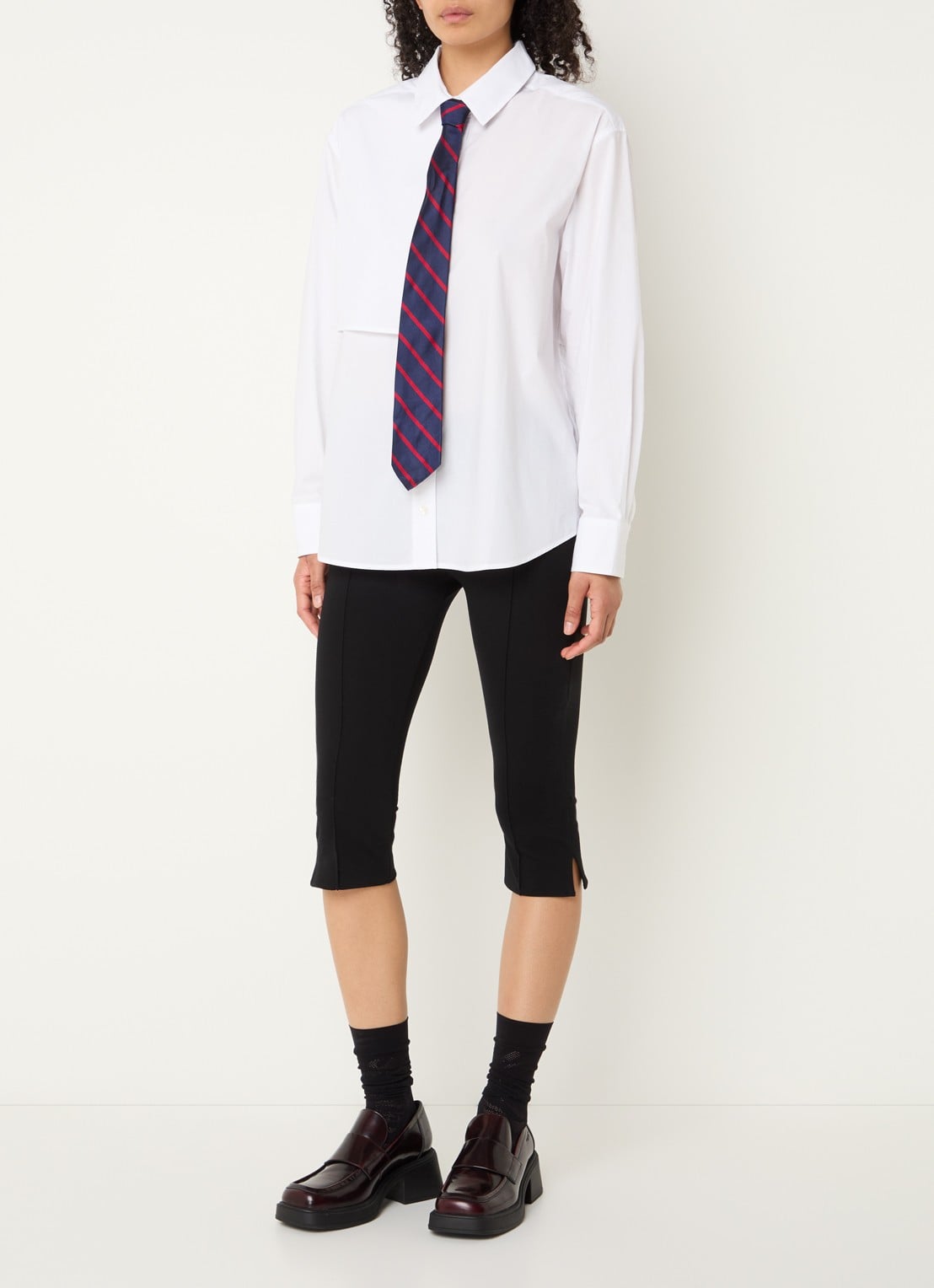 SAMSØE SAMSØE Salovani blouse - voorkant 2 wit