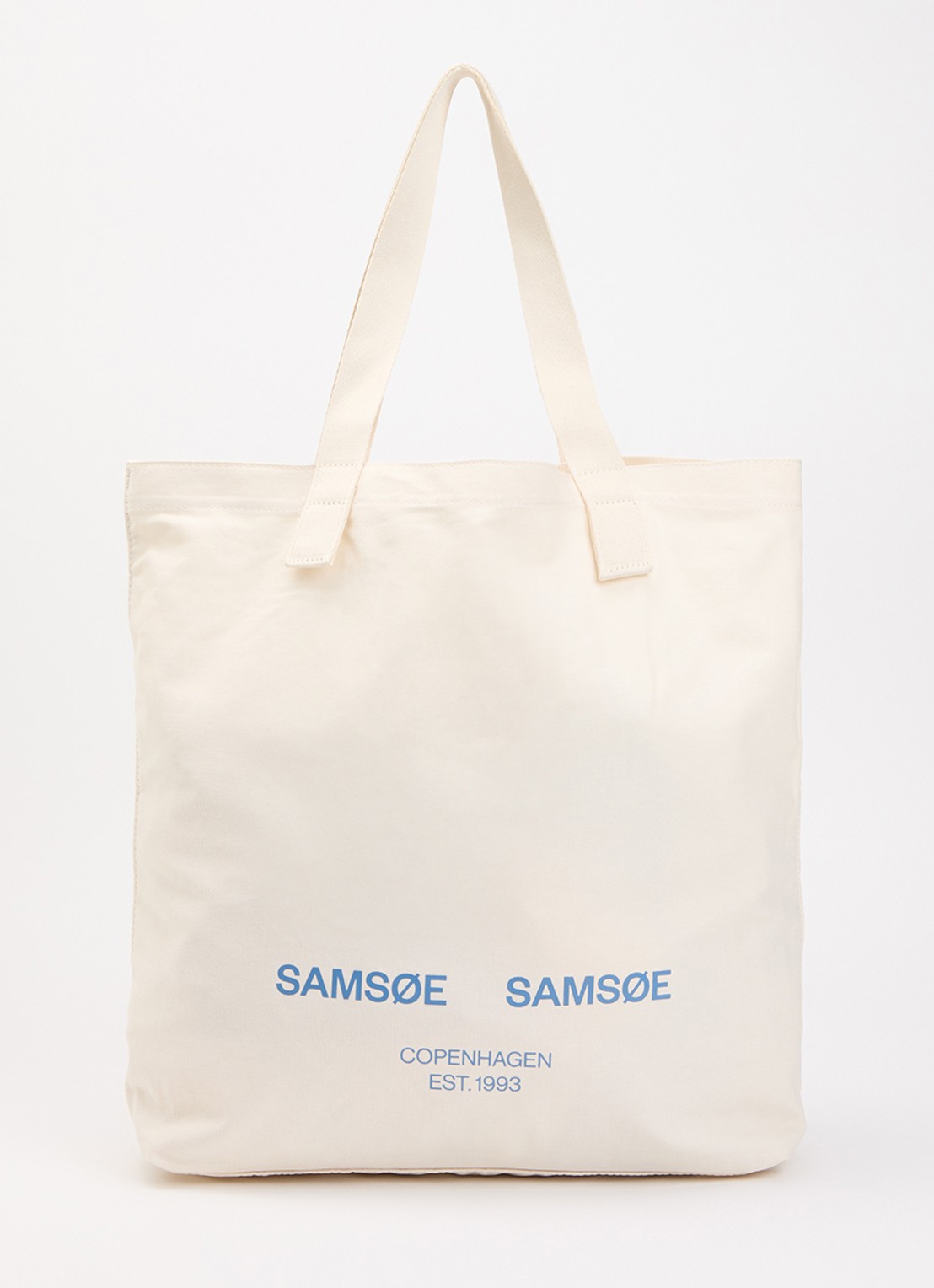 SAMSØE SAMSØE Sastevie tas van canvas - voorkant beige