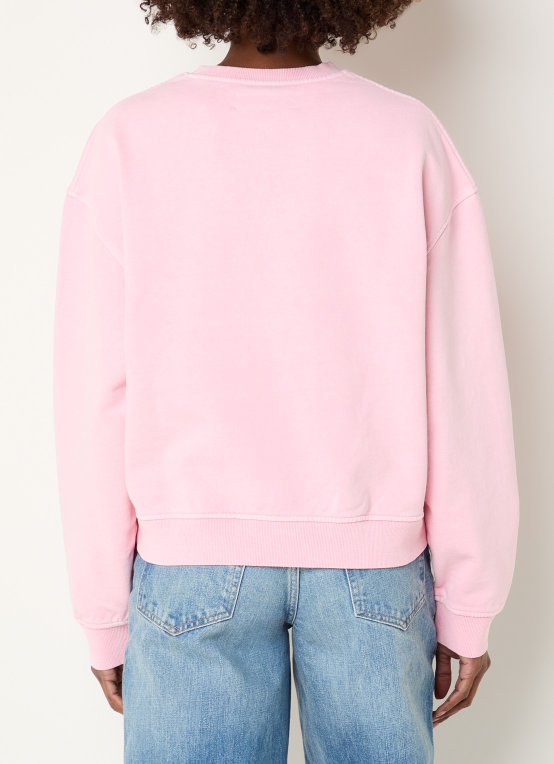 SAMSØE SAMSØE Savan sweater met ronde hals - achterkant 2 roze