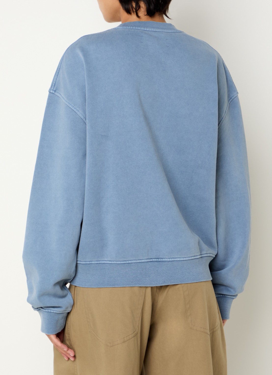 SAMSØE SAMSØE Savan sweater met ronde hals - achterkant 4 blauw