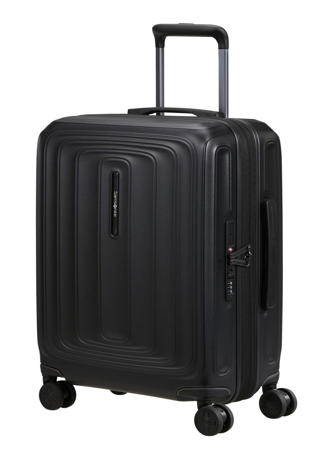 Samsonite 2Wander spinner 55 cm - voorkant 2 zwart