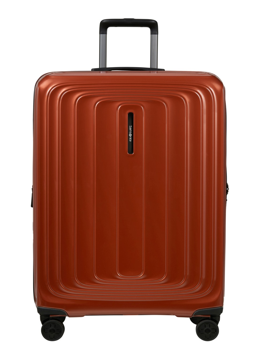Samsonite 2Wander vergrootbare spinner 75 cm - voorkant 2 roodbruin