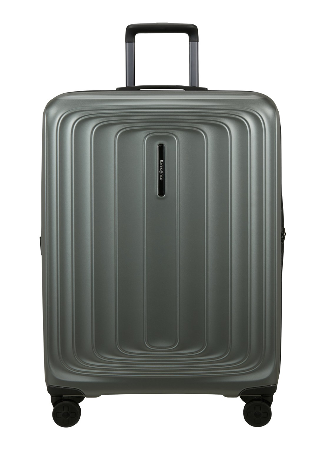 Samsonite 2Wander vergrootbare spinner 75 cm - voorkant 2 olijfgroen