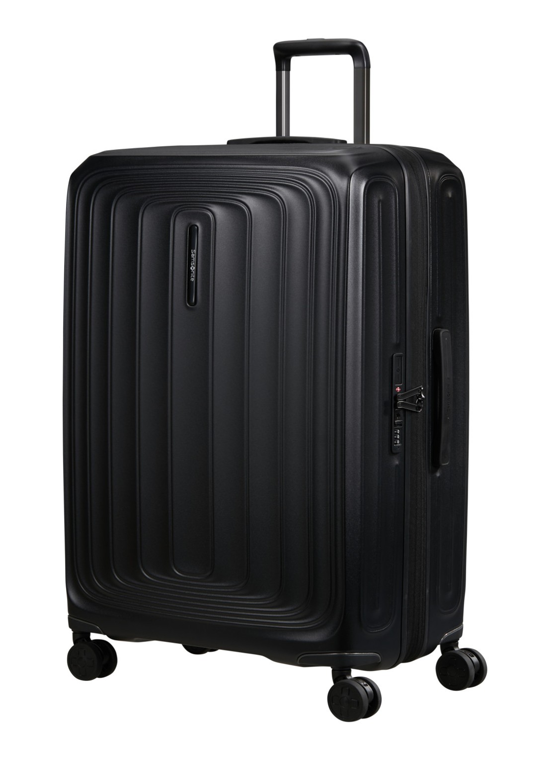 Samsonite 2Wander vergrootbare spinner 81 cm - voorkant 2 zwart