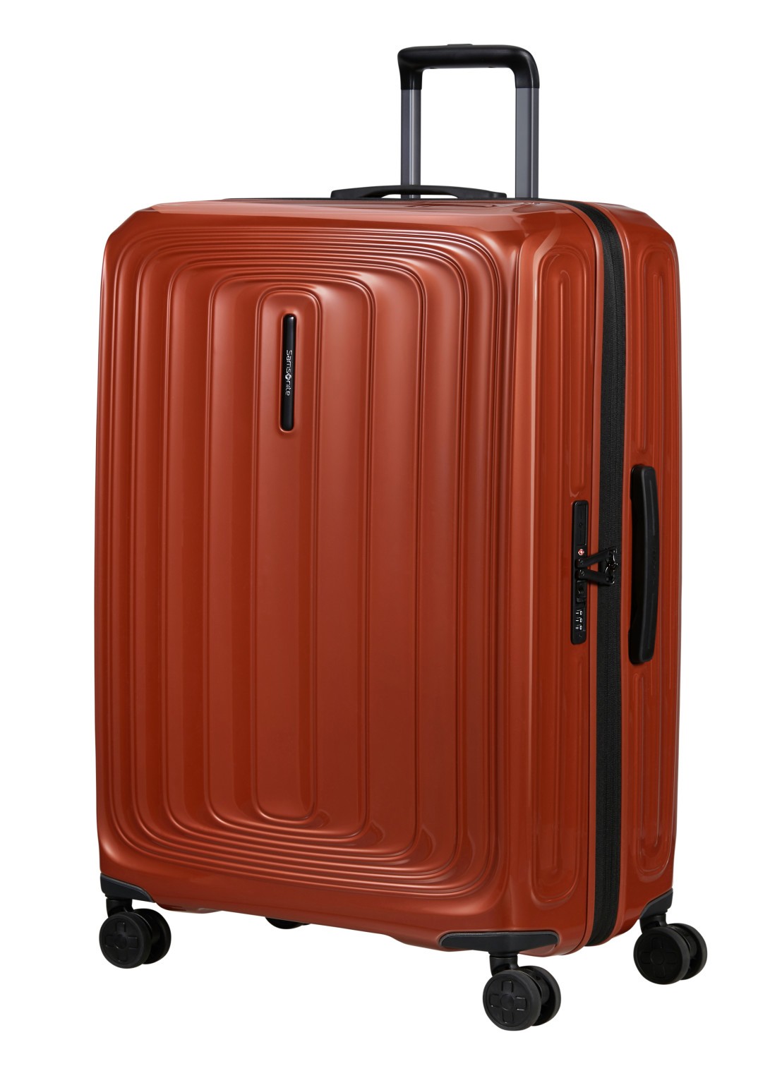 Samsonite 2Wander vergrootbare spinner 81 cm - detail roodbruin