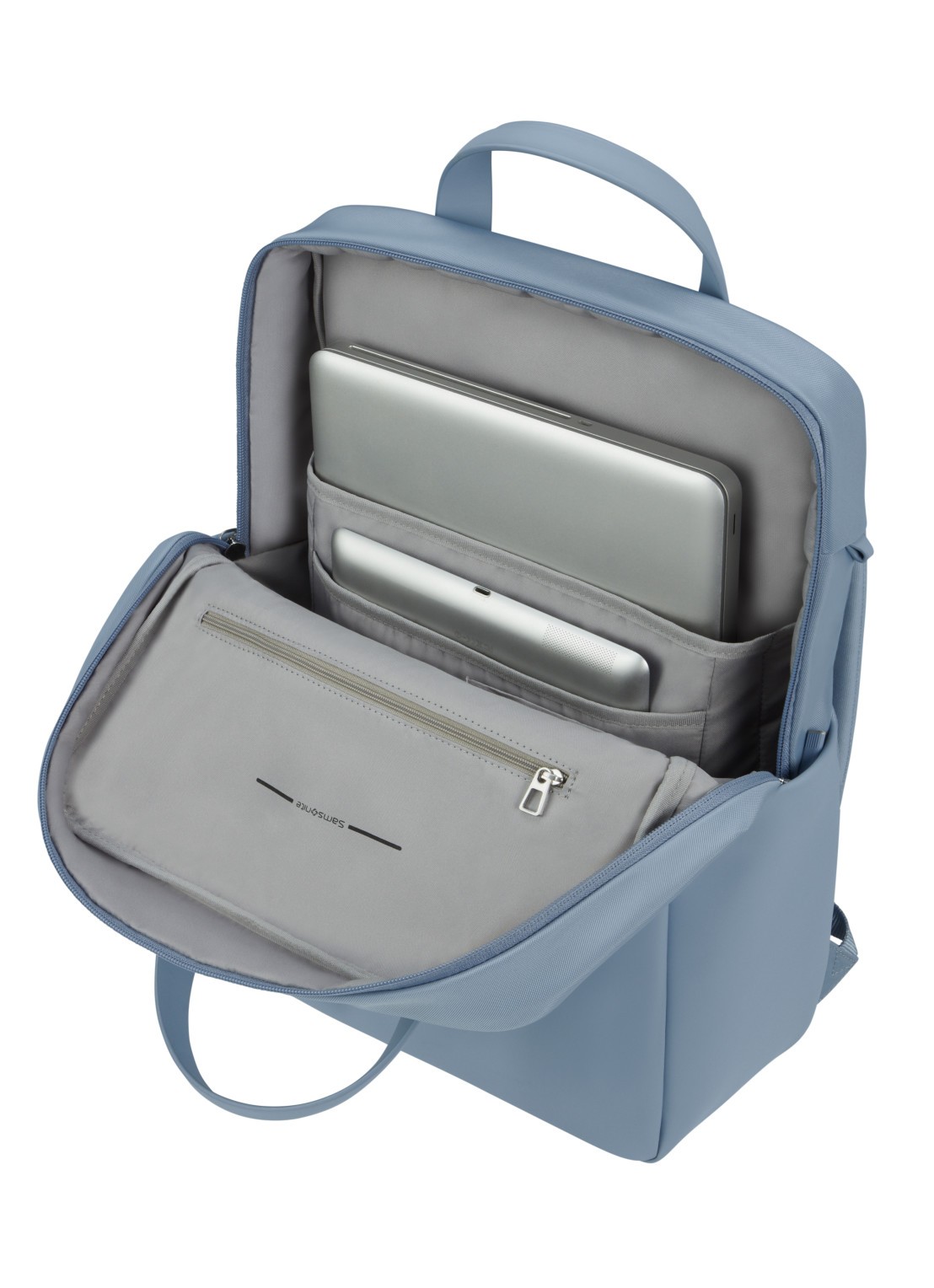 Samsonite 4Pack rugzak met 15,6 inch laptopvak - detail blauwgrijs