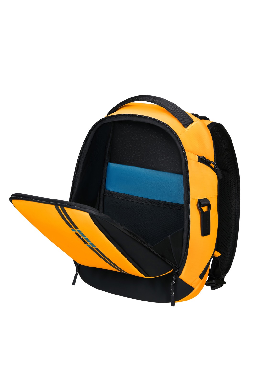 Samsonite Active Road rugzak - achterkant 4 geel
