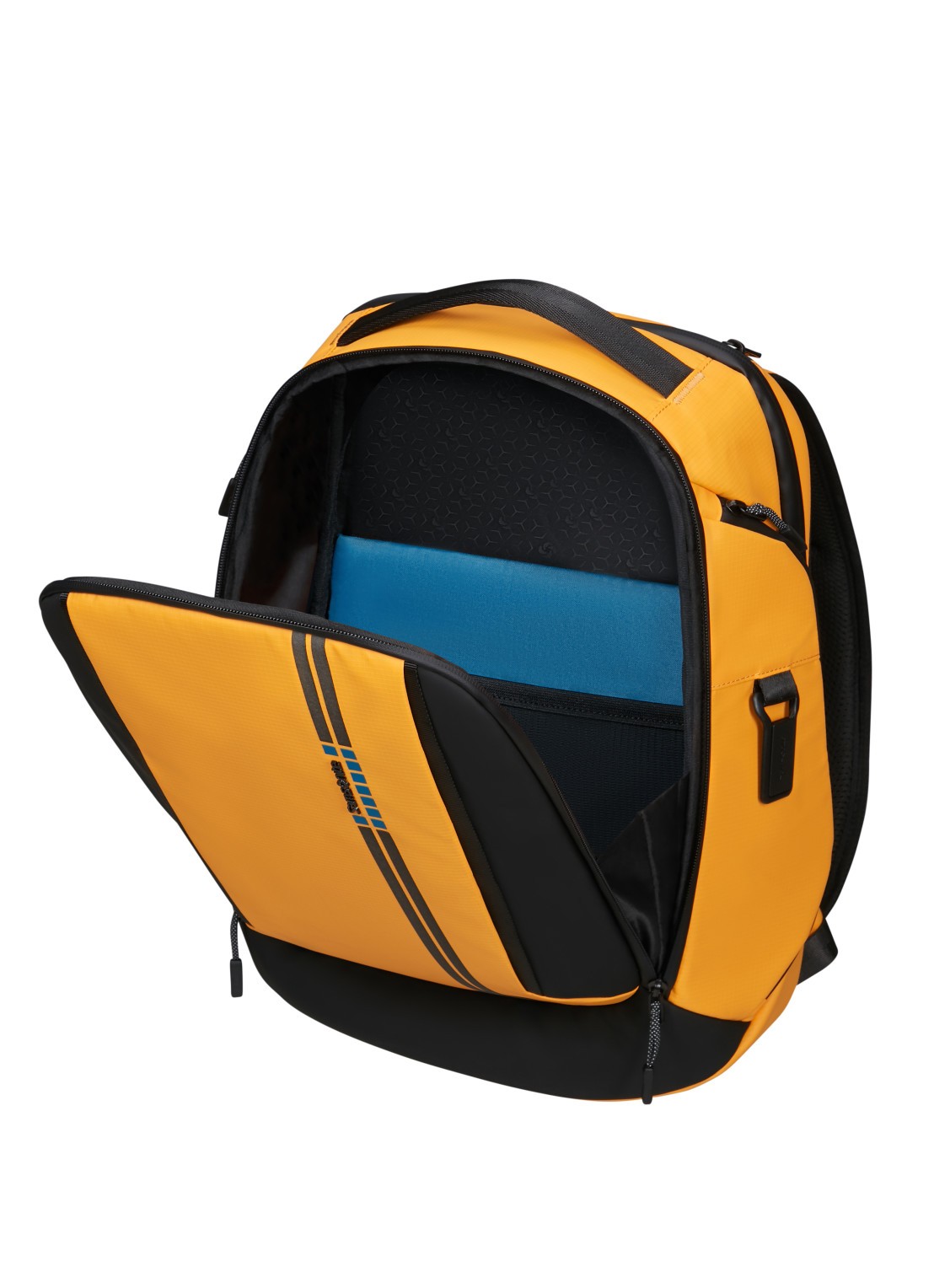 Samsonite Active Road rugzak - achterkant geel