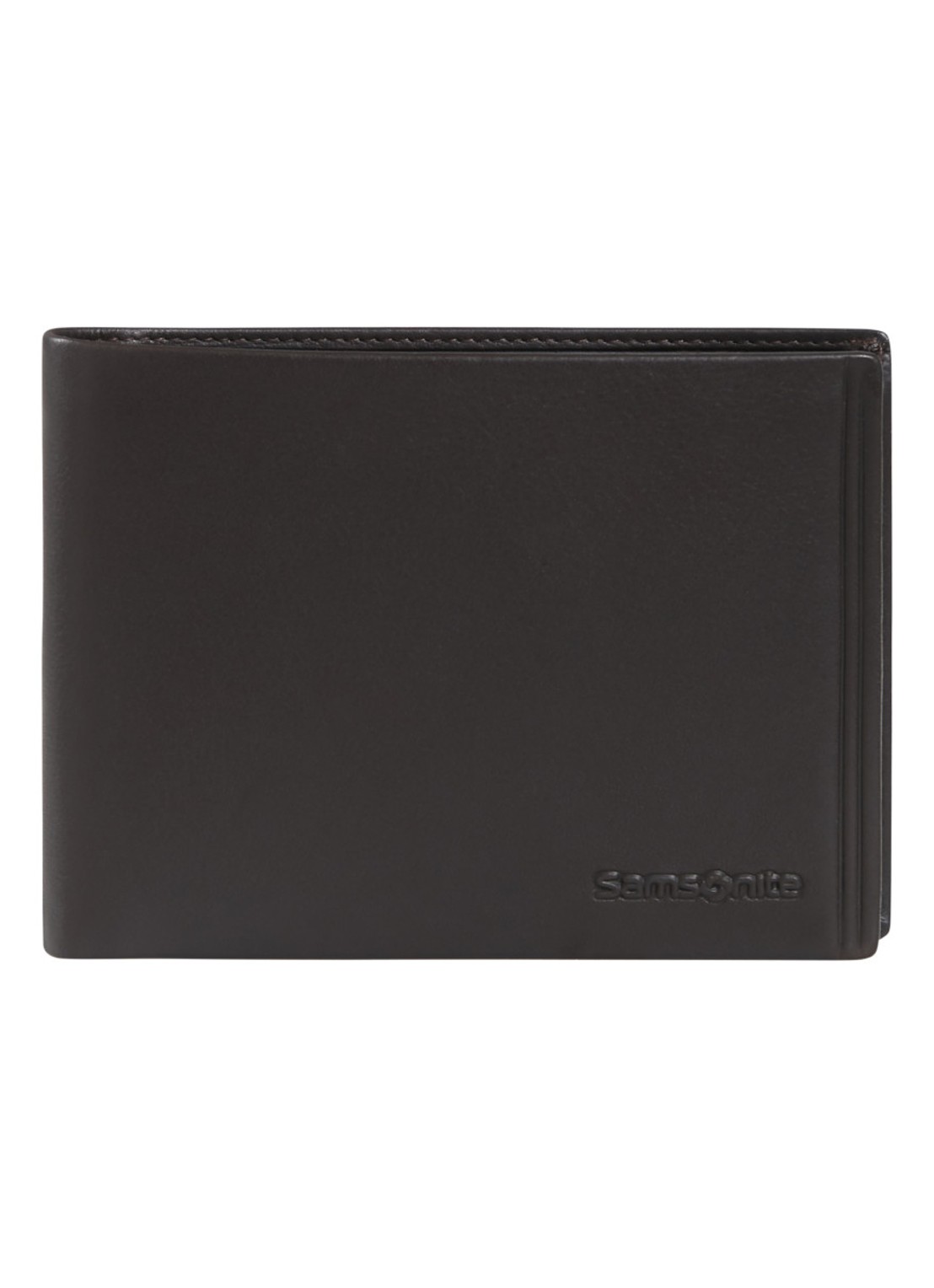 Samsonite Attack 3.0 SLG portemonnee van leer - voorkant 2 bruin