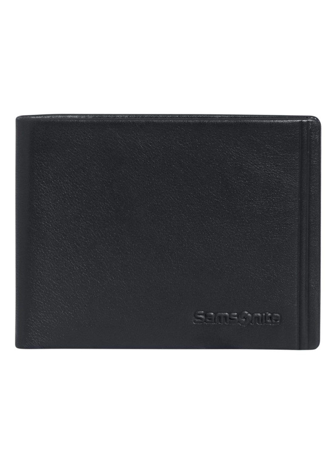 Samsonite Attack 3.0 SLG portemonnee van leer - voorkant zwart